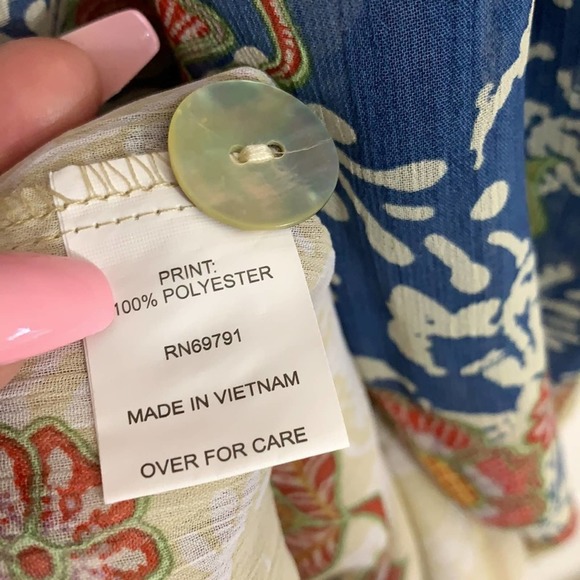 Anthropologie Bohemian Long Floral Dress S - Picture 9 of 9